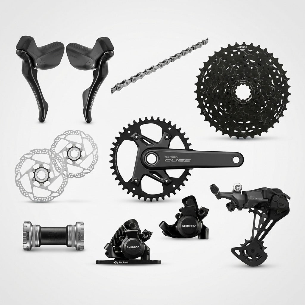Shimano CUES U6000 1x10 U3030/RS305 Mechanical Road-Gravel Groupset for Dropbar Centerlock