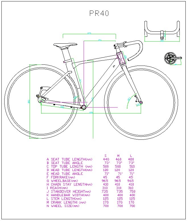 Promax PR-40 2026 Aero Road Bike 700c