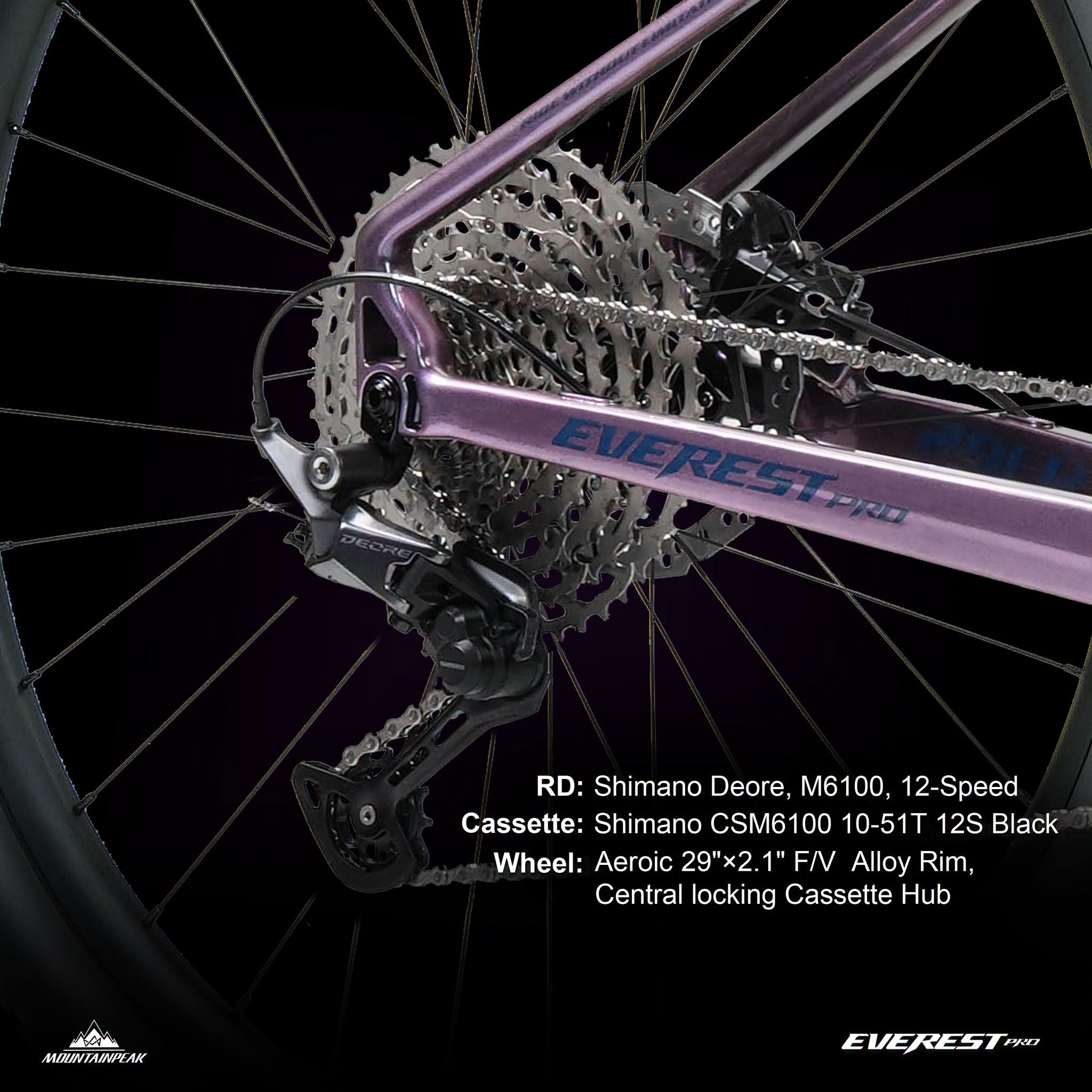 Mountainpeak Everest PRO 29er Shimano Deore 12s Full