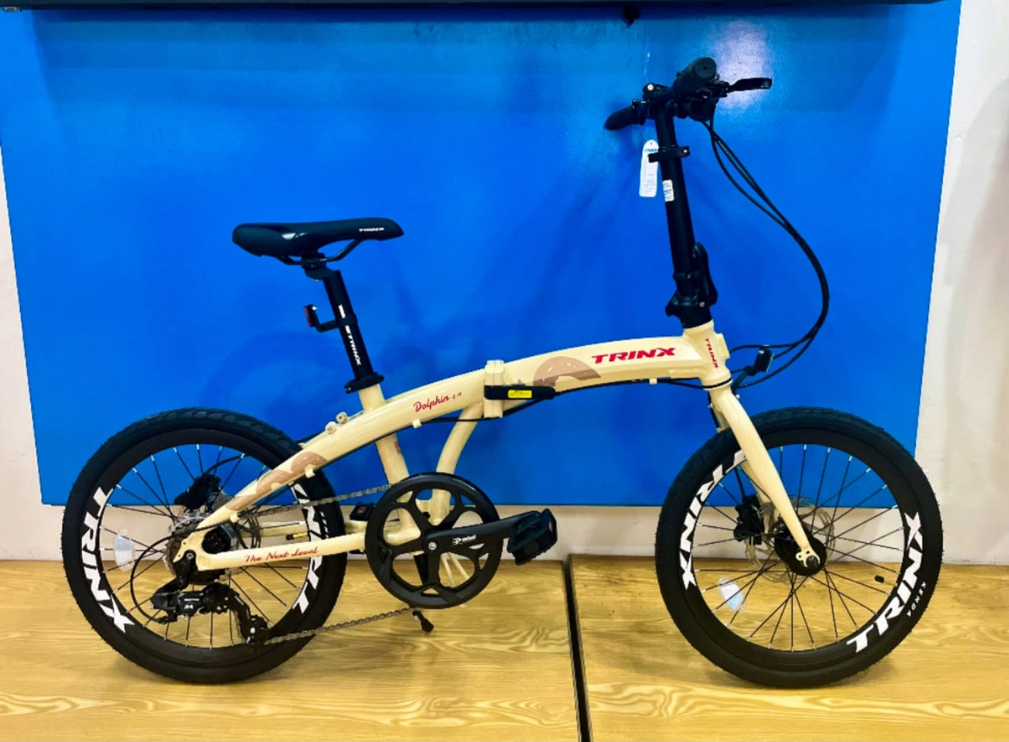 Trinx Dolphin 4.0 2026 Hydraulic Brakes Folding Bike Shimano Tourney 1x8spd