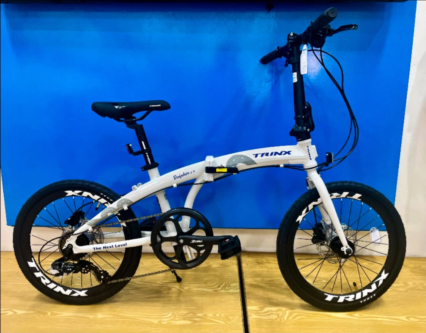 Trinx Dolphin 4.0 2026 Hydraulic Brakes Folding Bike Shimano Tourney 1x8spd