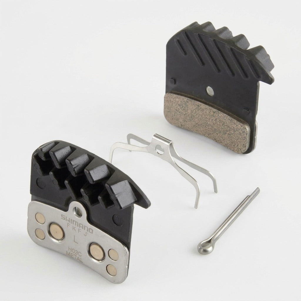 Shimano MTB Disc Brake Pad H03C Metal for M820,M640 w/Fin