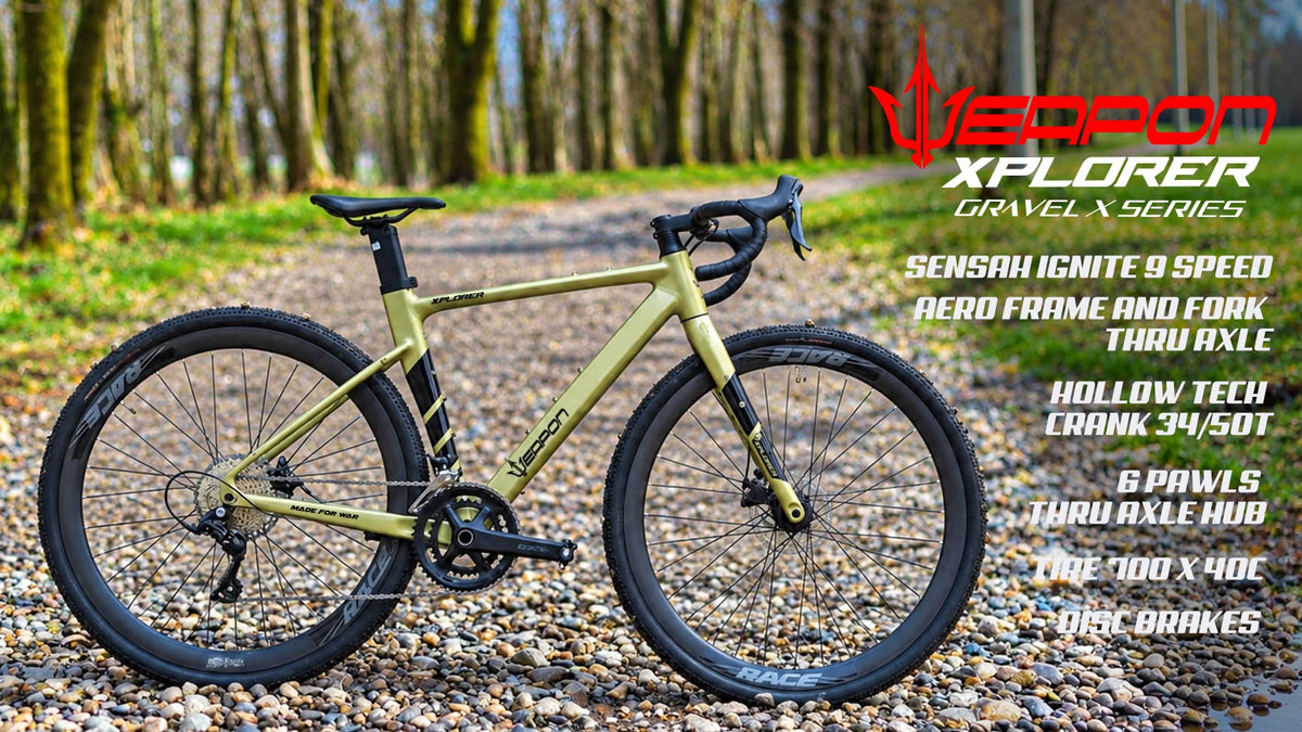 Weapon Xplorer 2x9s Gravel X Series 700c Sensah