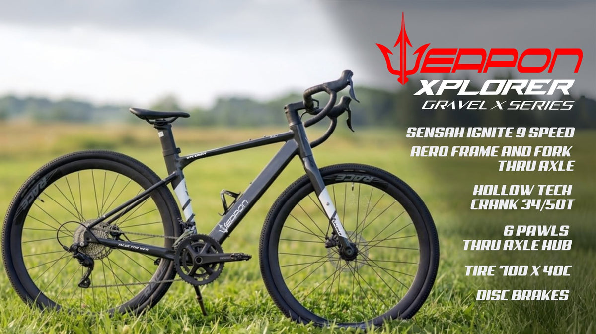 Weapon Xplorer 2x9s Gravel X Series 700c Sensah