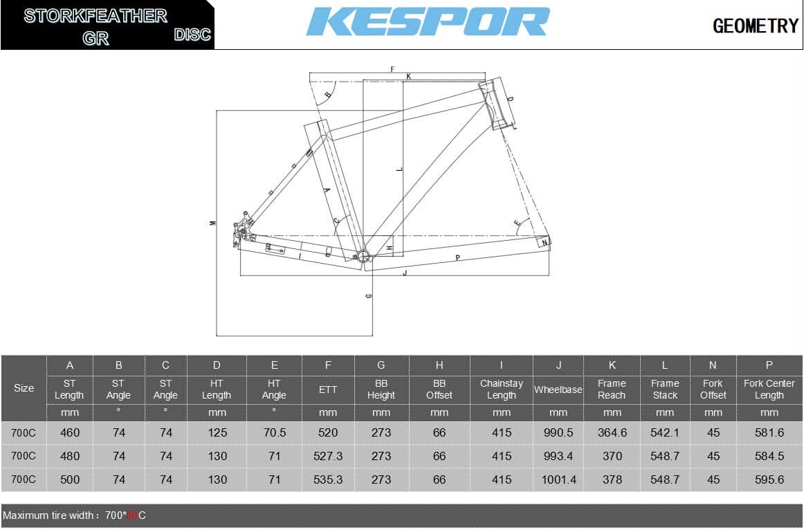 Kespor Stork Feather GR Shimano GRX 1x11s
