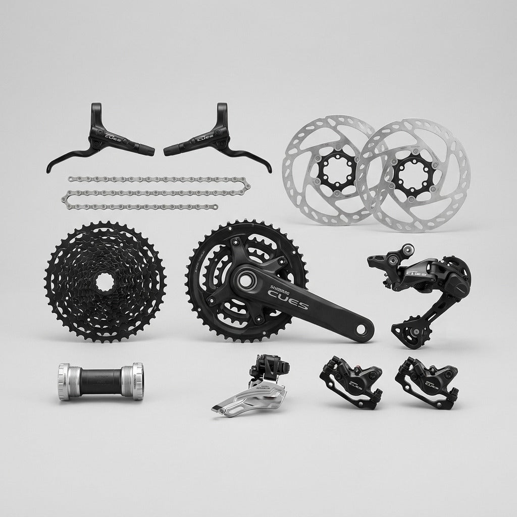 Shimano CUES U6000 2x10 U3030/RS305 Mechanical Road-Gravel Groupset for Dropbar Centerlock