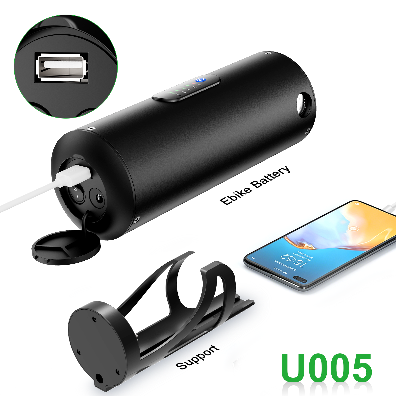 UPP B-Series U005 36V LG Cells E Bike Battery