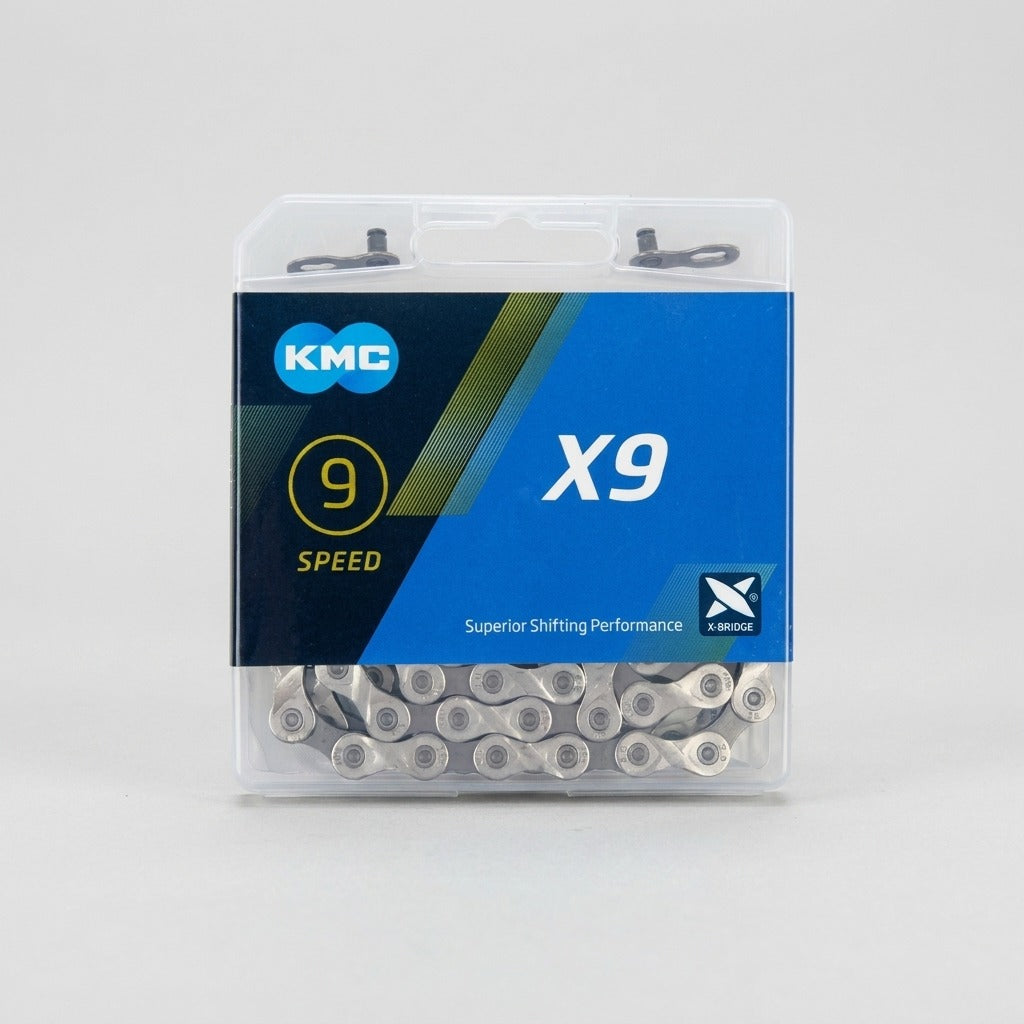 KMC X9 Chain Silver/gray 9 speed Chain