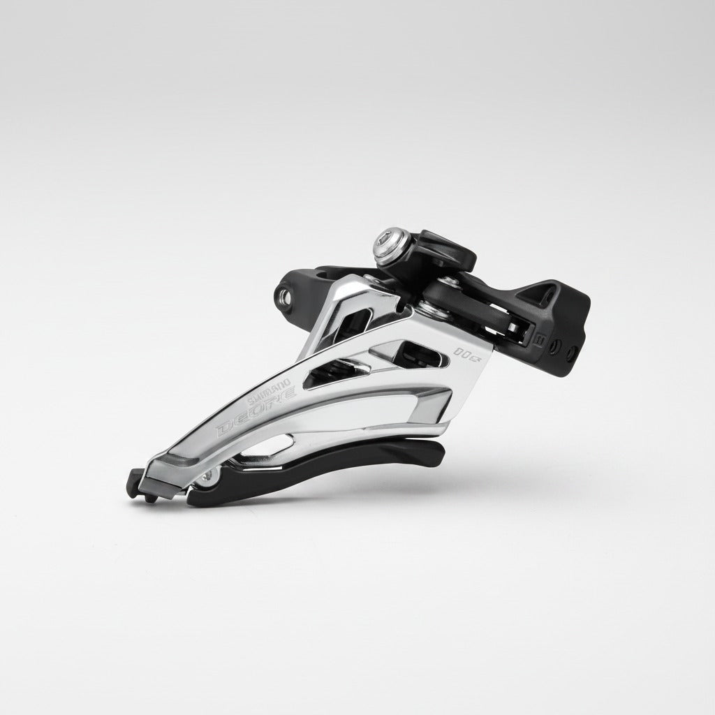 Shimano Deore FD-M5100 2x11-Spd Mid Clamp Front Derailleur MTB, Front-Pull Ind. Pack